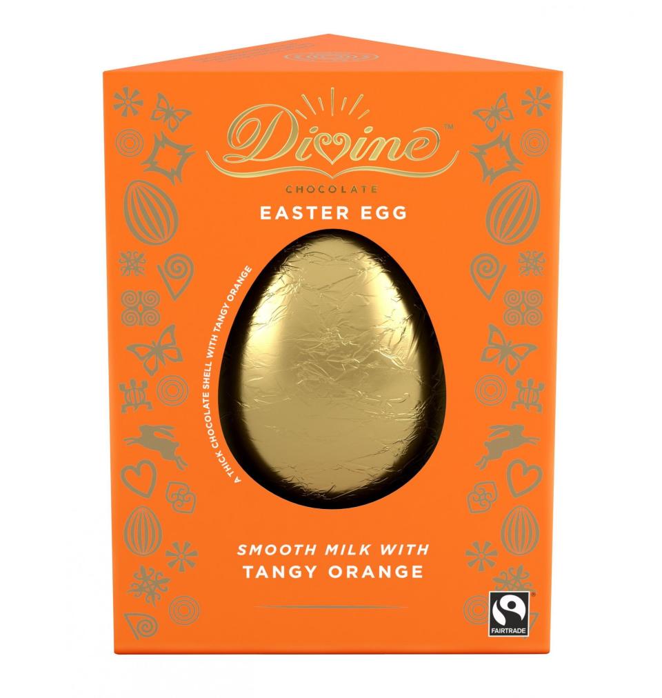 Divine Chocolate Orange Easter Egg