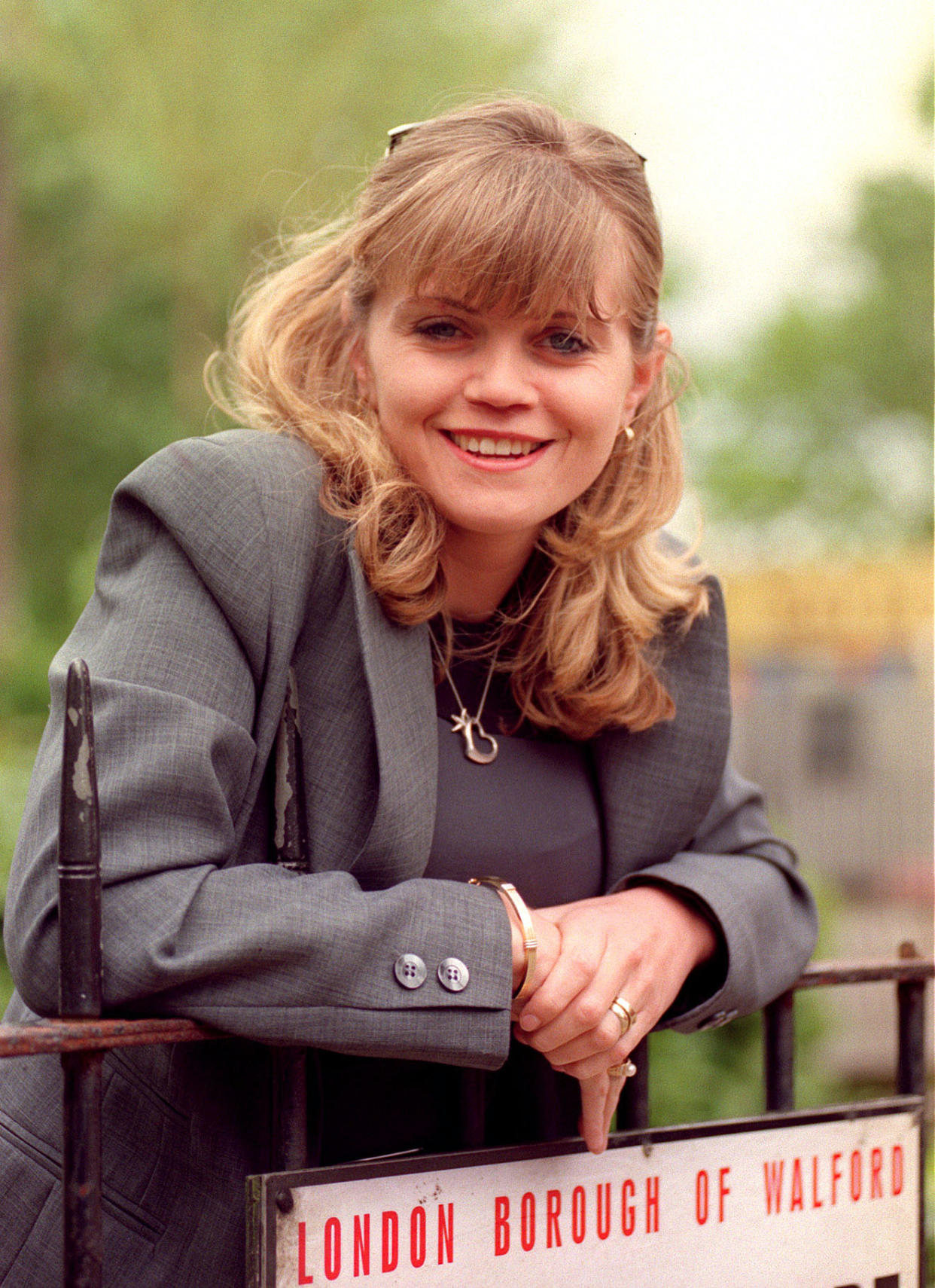 Actress Danniella Morgan (formerly Danniella Westbrook) is returning to television's Eastenders, as Ricky Butcher's ex-wife, and the Mitchell brothers' younger sister, Samantha.  * 11/5/1999 of actress Danniella Westbrook, who said she would have died from her drug use if she had not checked into a rehab clinic in Arizona earlier this year. The former EastEnder star, who had a long cocaine habit, had begun to use valium and collapsed at her manager Cheryl Barrymore's house before she started receiving treatment in the US. But Westbrook - who gave birth to her second child Jodie last month - told OK! magazine that she has now been clean for seven months and her family life gave her a new incentive to stay off drugs.   (Photo by Andrew Stuart - PA Images/PA Images via Getty Images)