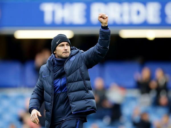 Chelsea manager Frank Lampard. 