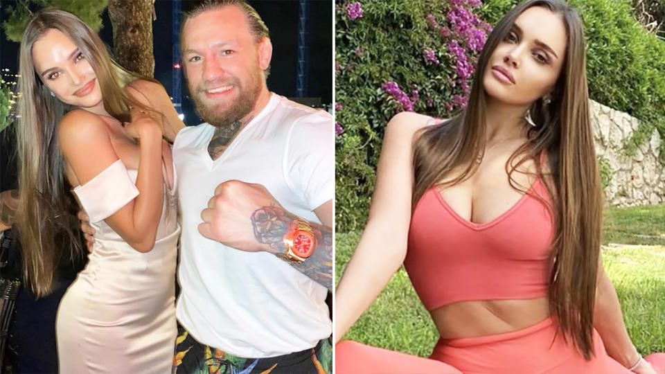 Karolina Sevastyanova and Conor McGregor, pictured here in the controversial photo.