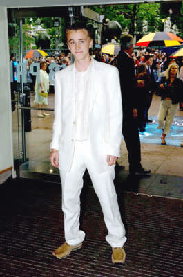 Tom Felton at the London premiere of Warner Brothers' Harry Potter and the Prisoner of Azkaban