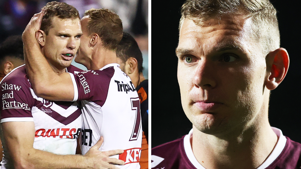 Tom Trbojevic (pictured) isn't worried about taking pain killers this weekend as he returns from injury to face the Bulldogs. (Getty Images)