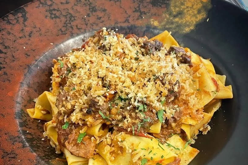 Fresh pasta - topped with beef ragu - is a winner.