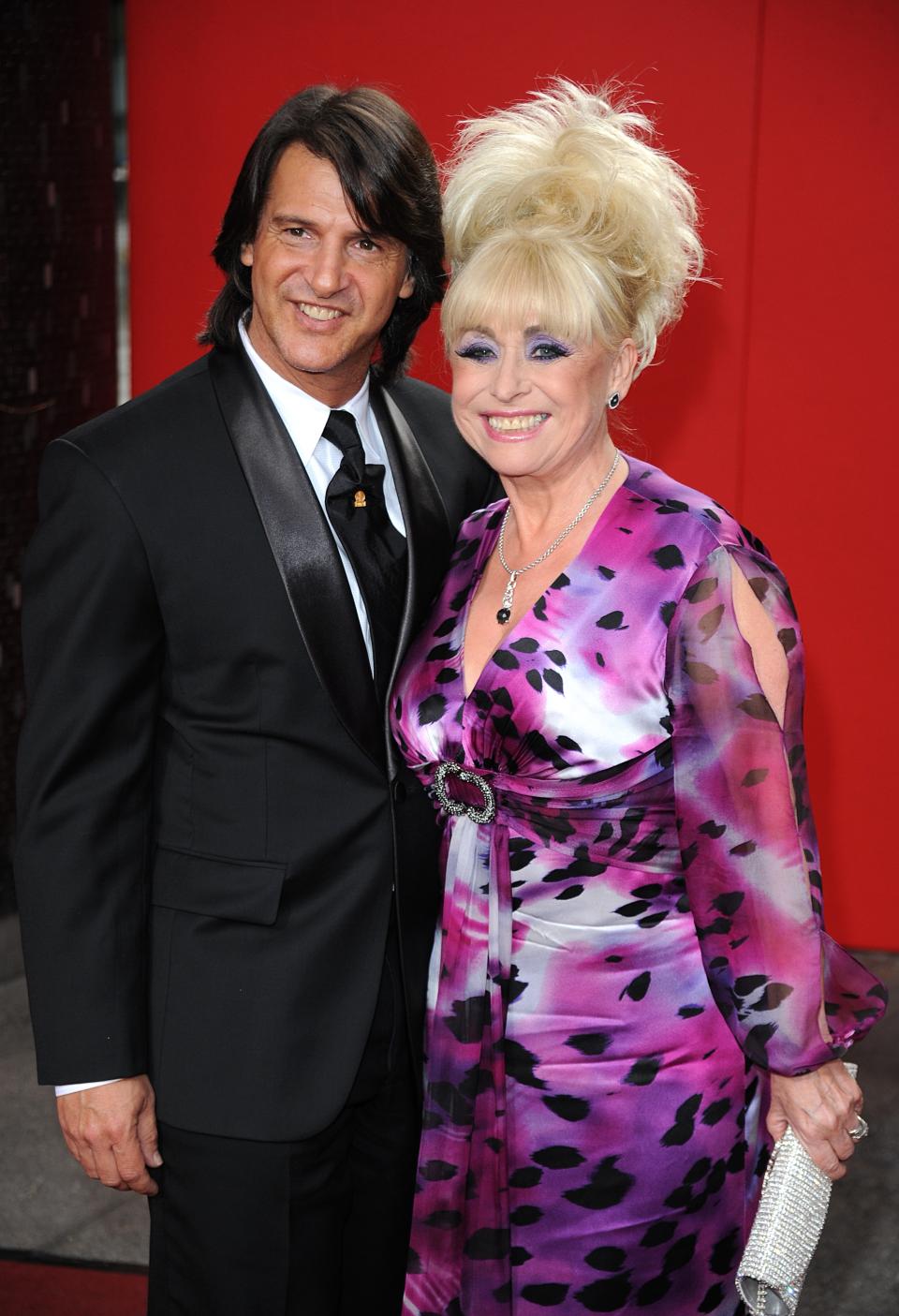 Barbara Windsor and husband Scott Mitchell arriving for the 2009 British Soap Awards at the BBC Television Centre, Wood Lane, London.