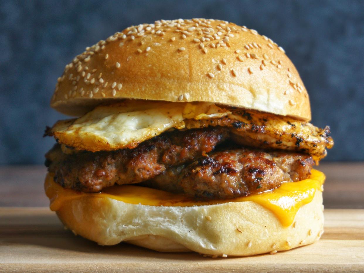 A hot tasty melty cheesy meaty mess on a bun, yum. (Photo: HuffPost)