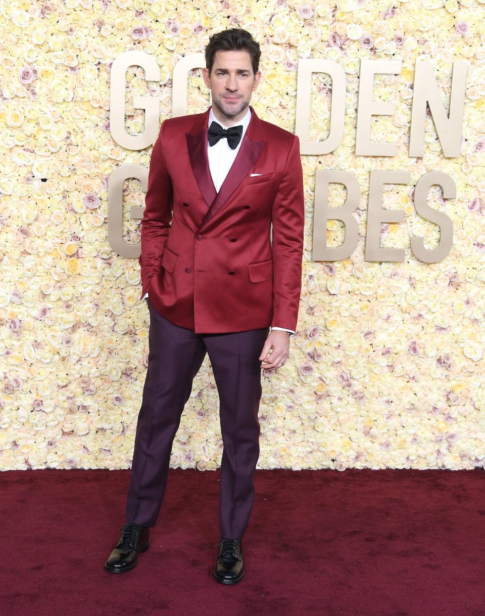 John Krasinski at the Golden Globe Awards on January 7, 2024, in Beverly Hills, California.