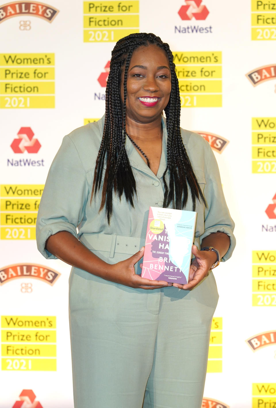 Brit Bennett at the Women's Prize for Fiction awards ceremony at Bedford Square Garden, London on September 8, 2021