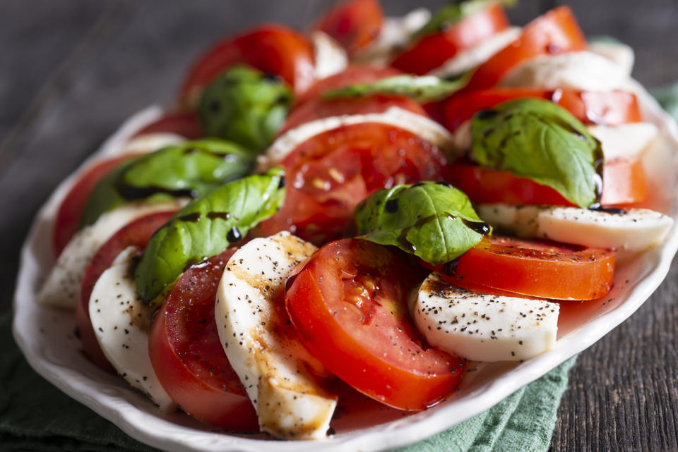 Tomato, Mozzarella and Basil