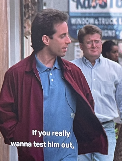 Screenshot from "Seinfeld"