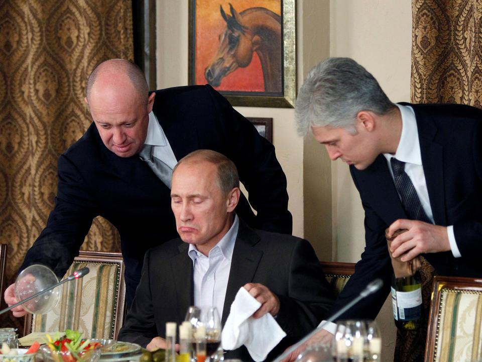 Evgeny Prigozhin and Putin