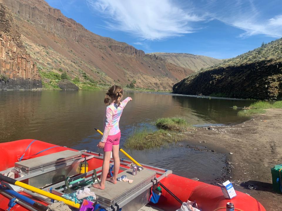 The John Day River features desert scenery, great campgrounds and plenty of adventure in the 30 mile rafting trip between Clarno and Thirtymile boat launches in the Oregon desert northeast of Madras.