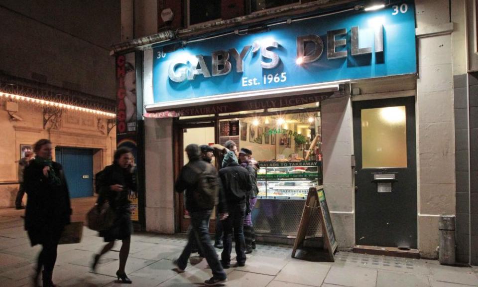 Gaby’s Deli in central London