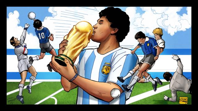 El creador argentino José Delbo lanza una colección de arte NFT en honor a  Maradona