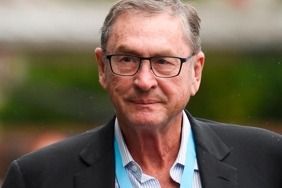 Lord Ashcroft, businessman and politician, arrives at the Manchester Central convention complex in Manchester on 29 September, 2019, on the first day of the annual Conservative Party conference (AFP/Getty)