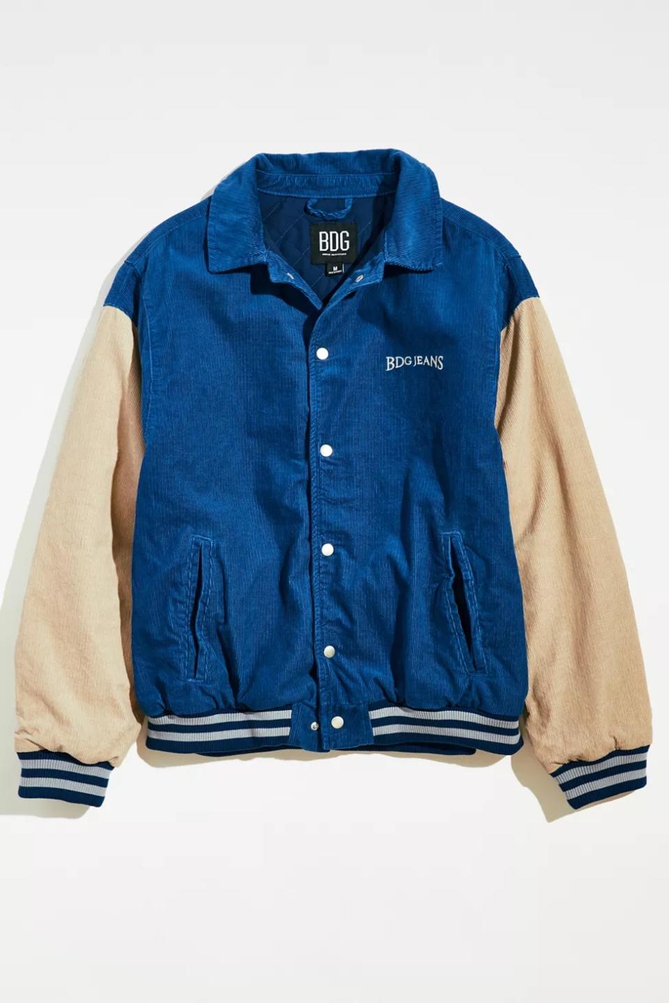 BDG Corduroy Varsity Jacket