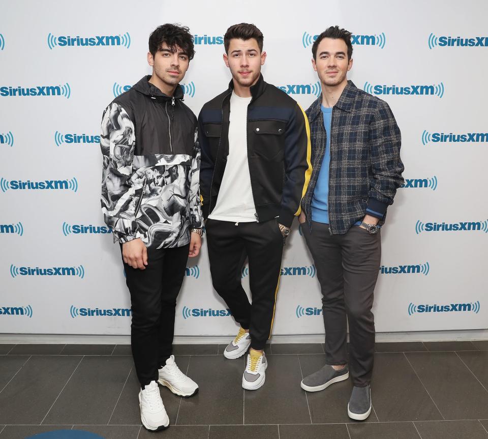 <strong>“When it ended it was not good. It was a couple years of rebuilding our family, and in our mind it seemed impossible for us to do this ever again.”</strong> — <a href="https://people.com/music/jonas-brothers-reunite-things-not-good-when-band-split/" rel="nofollow noopener" target="_blank" data-ylk="slk:Nick, during a chat with Z100's Elvis Duran;elm:context_link;itc:0;sec:content-canvas" class="link ">Nick, during a chat with Z100's Elvis Duran</a>