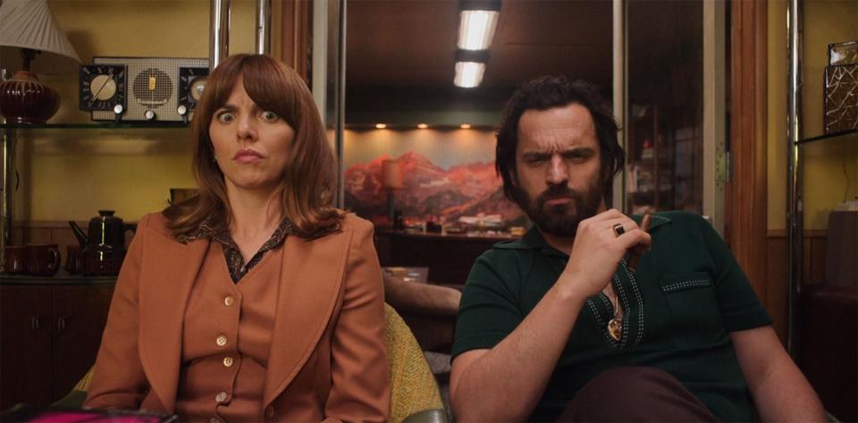 Ophelia Lovibond and Jake Johnson on 'Minx'