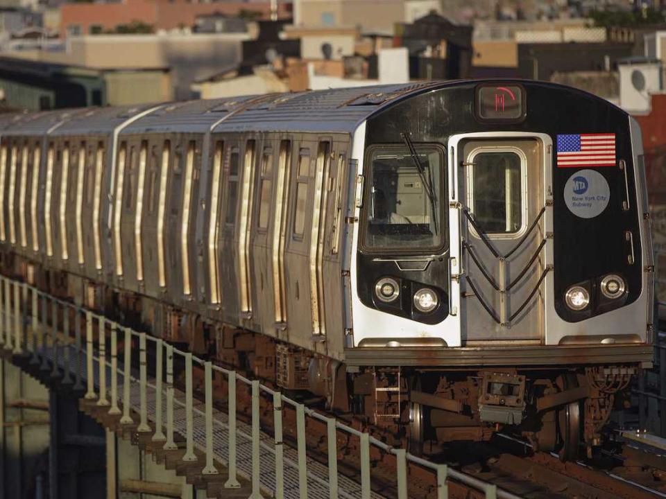 Elevated Subway Train