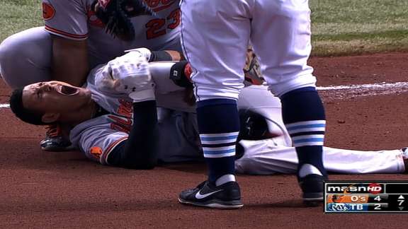 MLB report: Orioles' Machado might have season-ending knee surgery