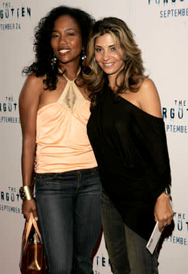 Sonja Sohn and Callie Thorne at the New York premiere of Revolution Studios' The Forgotten