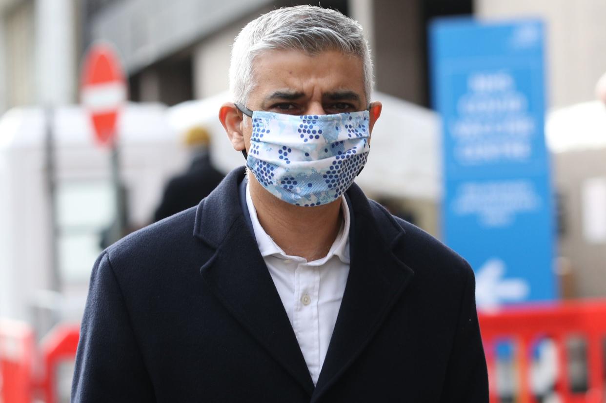 <p>Sadiq Khan threw his weight behind our Young London SOS campaign on social media</p> (PA)