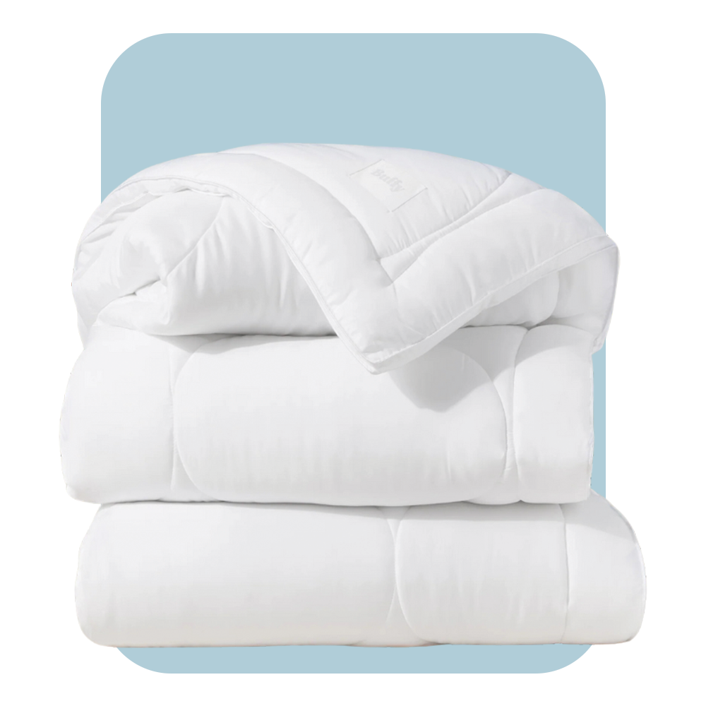 <p><a href="https://go.redirectingat.com?id=74968X1596630&url=https%3A%2F%2Fbuffy.co%2Fproducts%2Fthe-buffy-comforter-trial%3Fvariant%3D12284557230178&sref=https%3A%2F%2F" rel="nofollow noopener" target="_blank" data-ylk="slk:Shop Now;elm:context_link;itc:0;sec:content-canvas" class="link rapid-noclick-resp">Shop Now</a></p><p>Cloud Comforter</p><p>buffy.co</p><p>$195.00</p>