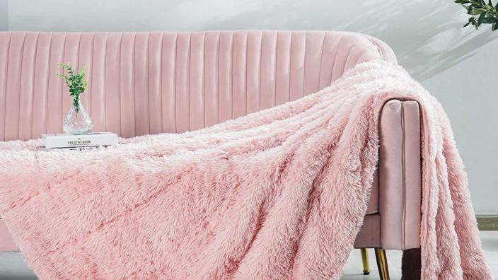 This fuzzy weighted blanket is the best thing you’ll ever buy for yourself