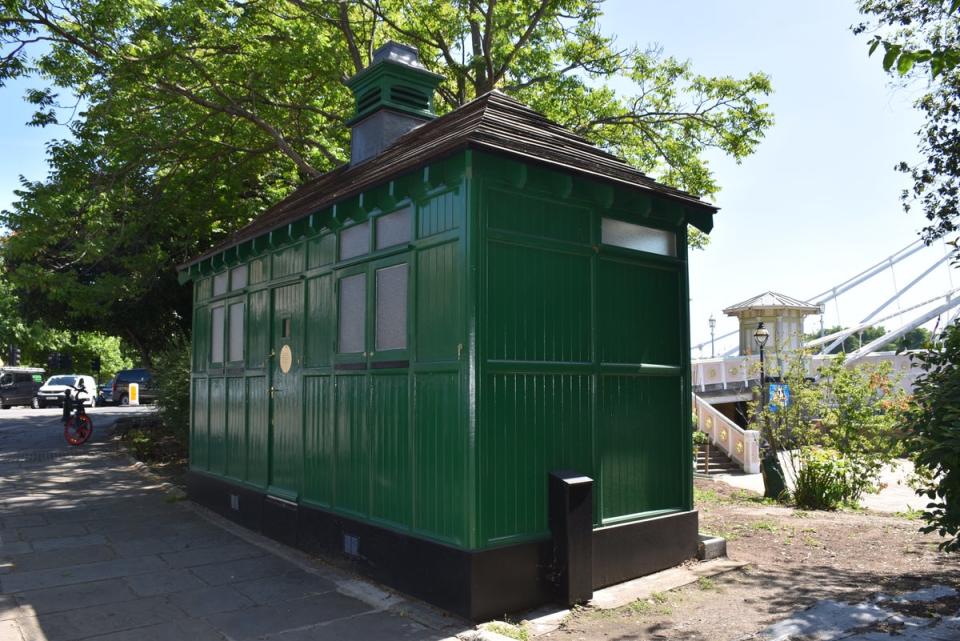The Chelsea Embankment Shelter restored by the Heritage of London Trust (HOLT)