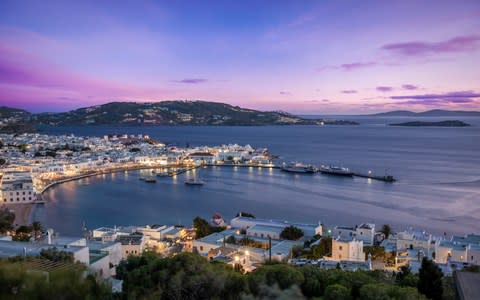 Sunset over Mykonos - Credit: iStock