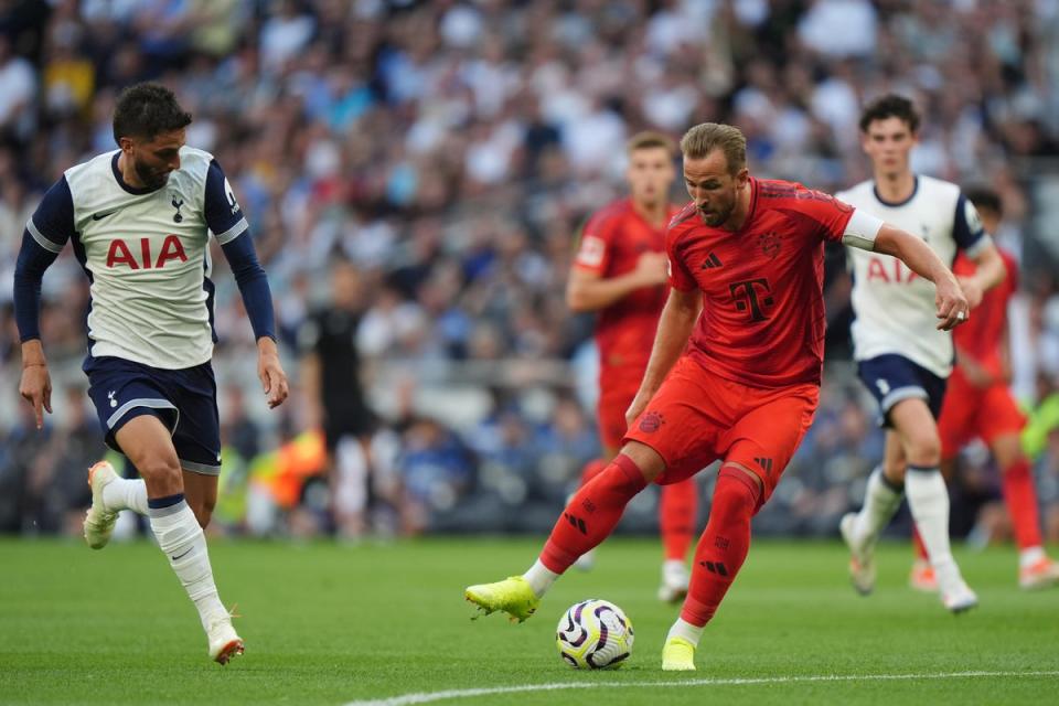 Harry Kane returned to Tottenham for the first time since leaving (Bradley Collyer/PA Wire)