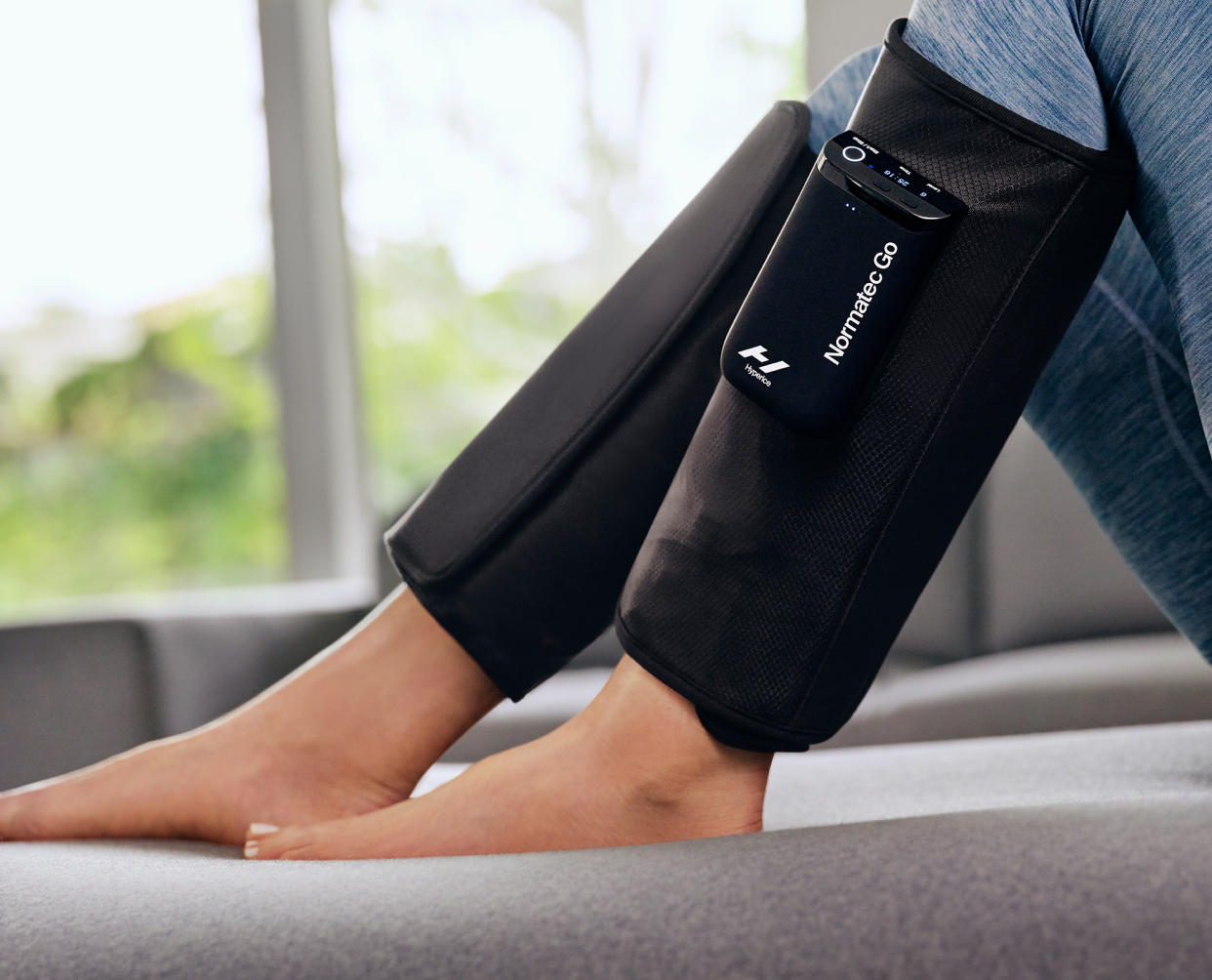 Normatec Go compression therapy, Hyperice Normatec Go release