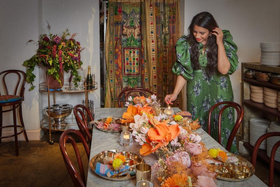 Ravinder Bhogal welcomes people to her home in the same way she does her restaurant (Juliet Murphy)