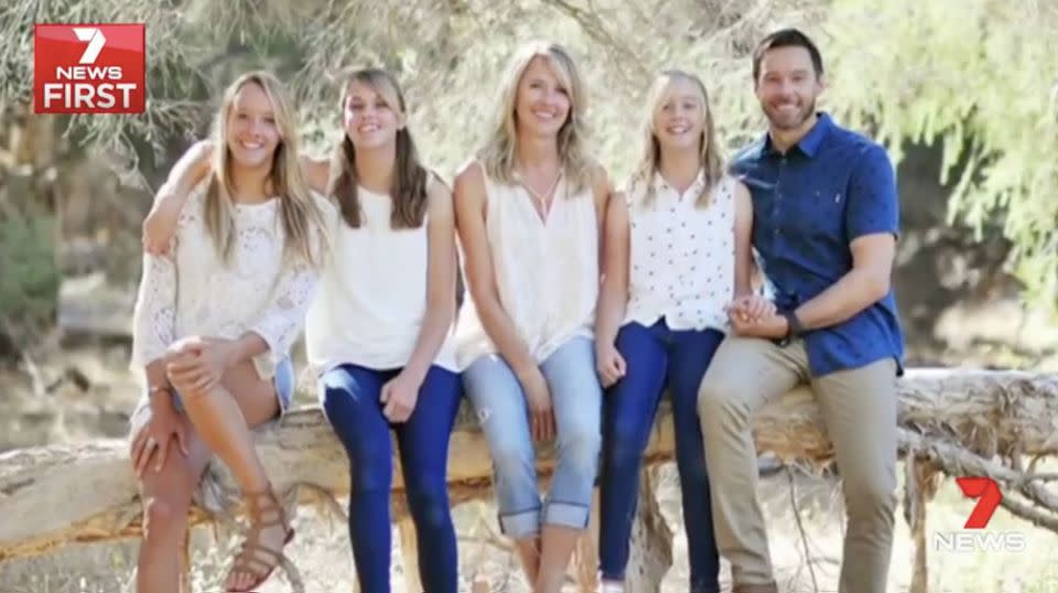 Mum Julie and Laeticia's two younger sisters were back on shore when the shark attacked. Source: 7 News