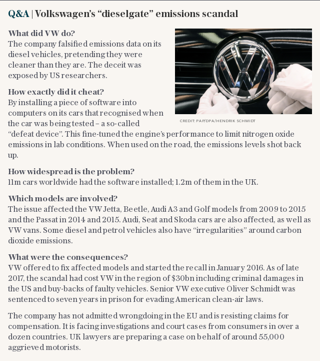 FAQ | Volkswagen emissions scandal