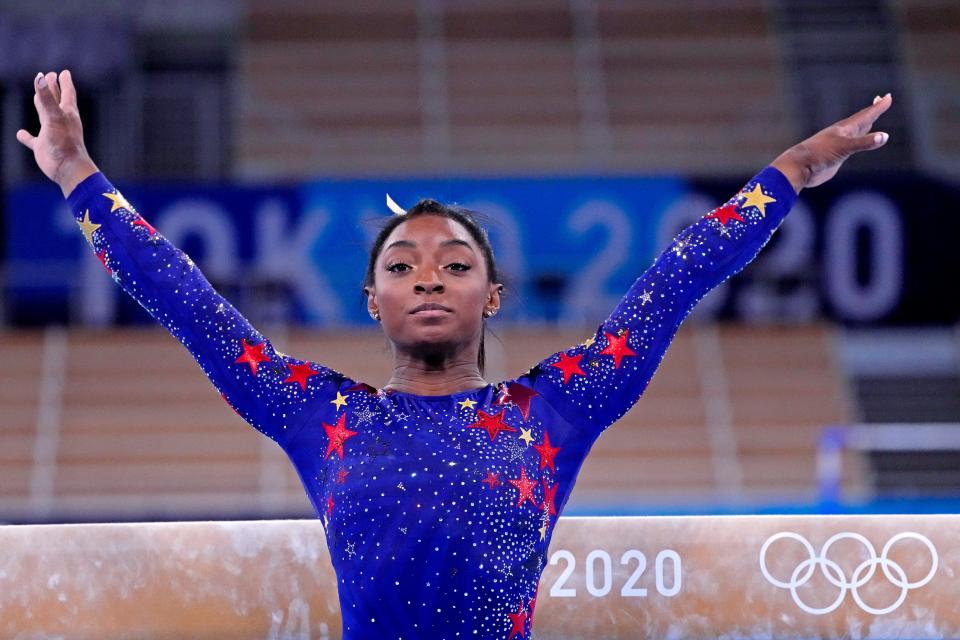 Simone Biles will compete in the balance beam final.