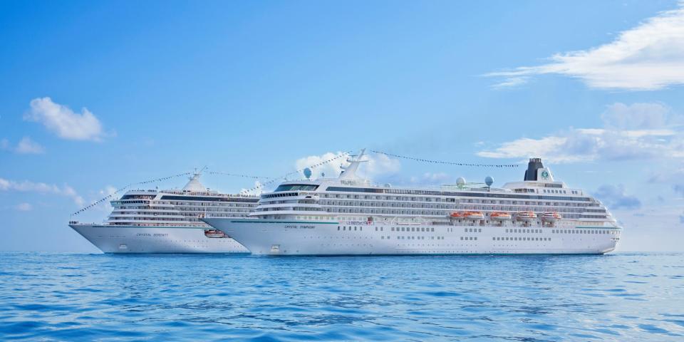 The Crystal Serenity and Symphony