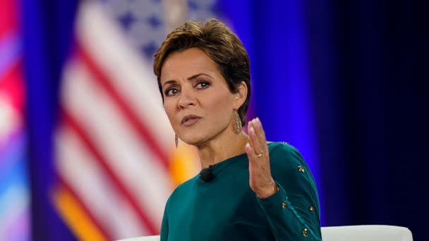 PHOTO: Kari Lake, Republican candidate for Arizona governor, speaks at the Conservative Political Action Conference (CPAC) in Dallas, Aug. 5, 2022. (Lm Otero/AP, FILE)