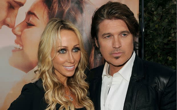 Tish and Billy Ray Cyrus<p>Getty Images</p>