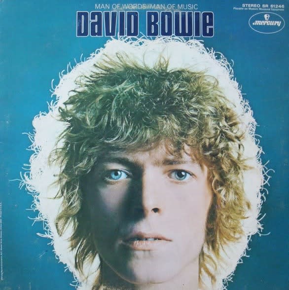 5) Space Oddity (Originally Man Of Words/Man Of Music in U.S. release) (1969) Though a full album entitled David Bowie preceded it in 1967, few saw that at the time — and at least here in the States, it was the fascinating collection of tracks pictured above many perceived as his debut.  At least a few hipper radio stations ventured to play “Space Oddity” — which, with its memorable “Ground control to Major Tom” opening, some listeners took to be an especially hip new Bee Gees track. Likewise getting airplay on the underground circuit: the extended closer “Memory Of A Free Festival,” with its extended closing chant of “The Sun Machine is coming down / And we’re gonna have a party” joining the ultra-long fade club “Hey Jude” had started. This is really an exceptional album, early as it comes, largely because the songs are lyrically all over the place — outer space, horrendous Orwellian future scenarios, outer space again, and songs directed at actual people (“Janine,” “Letter To Hermione”), which Bowie would not do much of later. There’s a wonderful array of classy and obscure Brit musicians on display, all helmed by Tony Visconti (as well as Elton’s John associates Gus Dudgeon and Paul Buckmaster on “Space Oddity”), and the songs themselves are especially well arranged. Bowie’s overall sound here — of a melodic pop songwriter with some folkie overtones — would shift considerably in a few years time, but heard now, it still sounds like something a lesser performer could base an entire career around. And you can still hear a vague echo of this David Bowie singing on Blackstar’s “Dollar Days.”