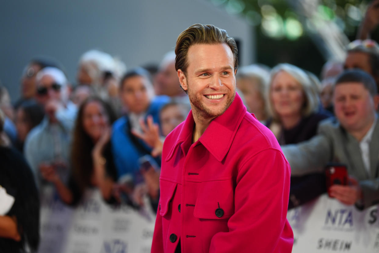 LONDON, ENGLAND - SEPTEMBER 11: Olly Murs attends the NTAs 2024 at The O2 Arena on September 11, 2024 in London, England.  (Photo by Joe Maher/Getty Images for the NTA's)