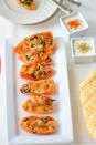 <p>Peppers are also an appropriate vehicle for leftover carbs, especially when there are multiple dipping sauces involved. </p><p><a href="http://www.chefdehome.com/Recipes/477/leftover-stuffing-stuffed-sweet-peppers-with-two-kinds-buttermilk-dips" rel="nofollow noopener" target="_blank" data-ylk="slk:Get the recipe from Chef De Home »;elm:context_link;itc:0;sec:content-canvas" class="link "><em>Get the recipe from Chef De Home »</em></a></p>