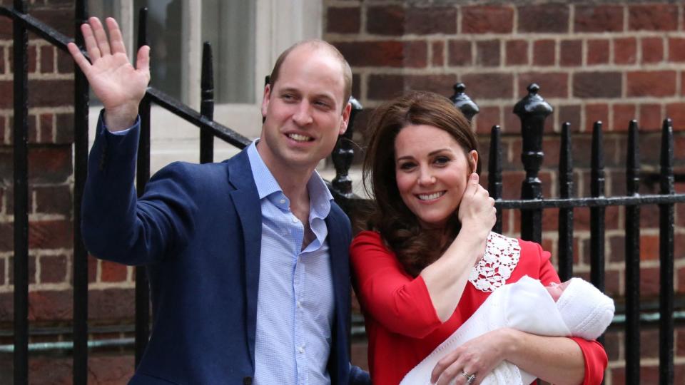 Prince William and Kate Middleton's third child Prince Louis is born