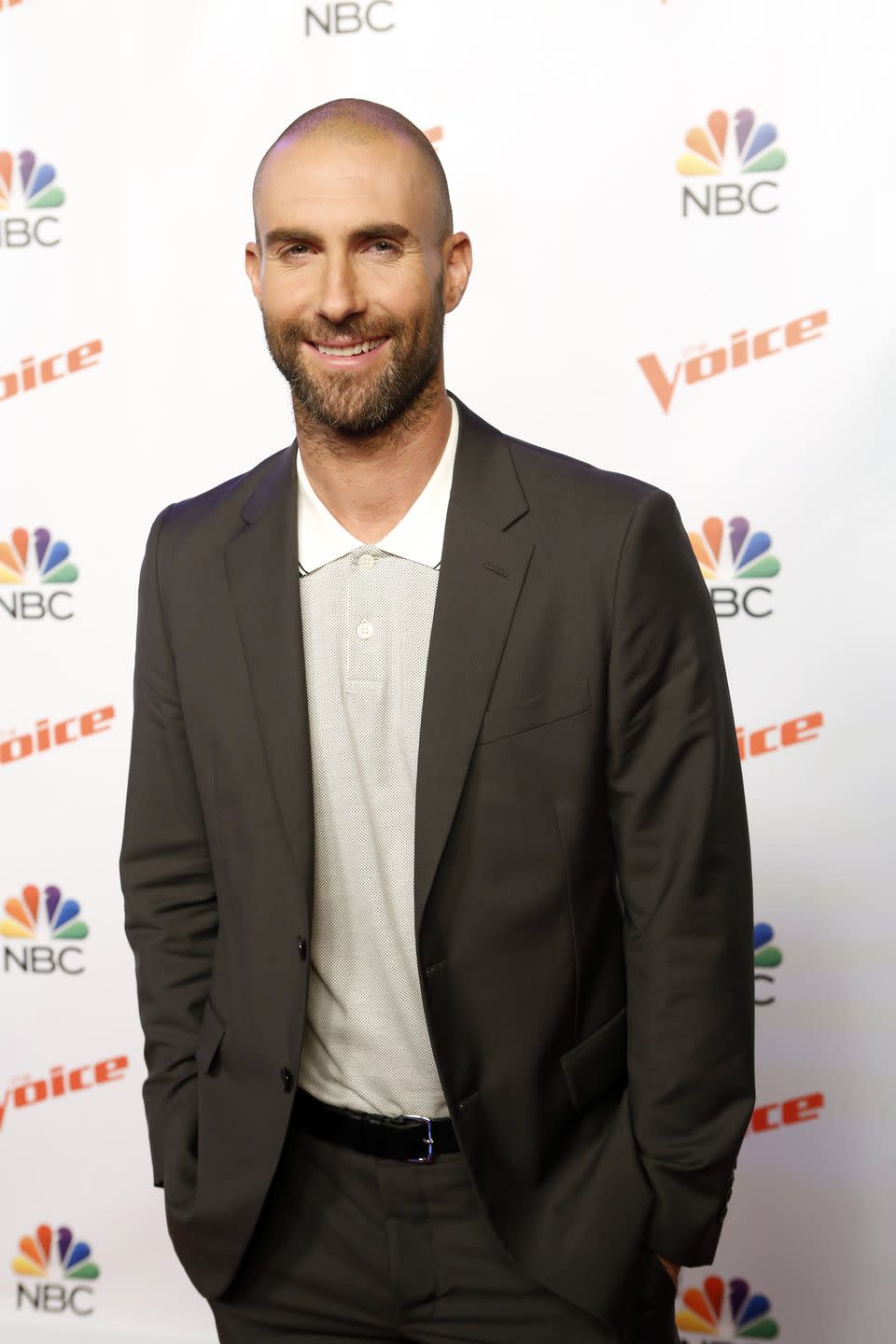 <p><strong>Shaved</strong></p><p>Which is why it didn't surprise fans when the Maroon 5 singer showed up to his TV show with a shaved head. That didn't stop him from his antics with Blake Shelton though...</p>