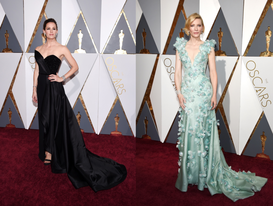 February: Oscars dresses hit headlines