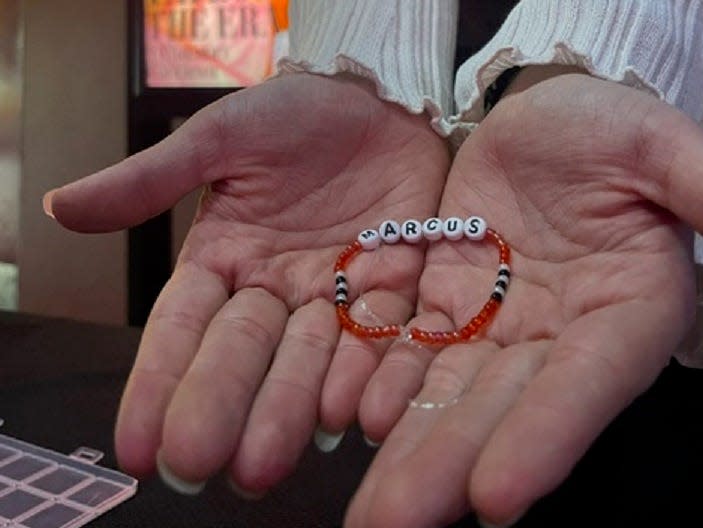 Marcus Theatres, which include the Crosswoods and Pickerington cinemas, are featuring attractions like a friendship bracelet-making station for moviegoers attending showings of "Taylor Swift: The Eras Tour." The bracelets were popularized by a line from the pop icon's song "You're on Your Own, Kid."