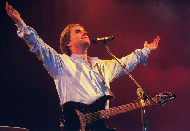 Chris de Burgh performs in 1997 (Sean Dempsey/PA)