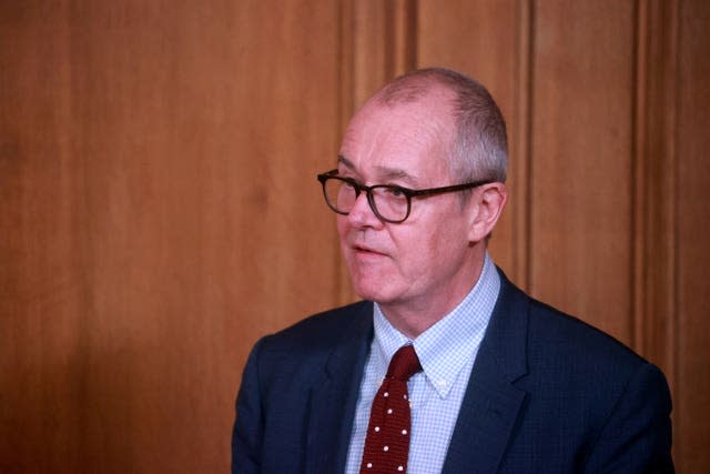 Chief scientific adviser Sir Patrick Vallance (Hannah McKay/PA)