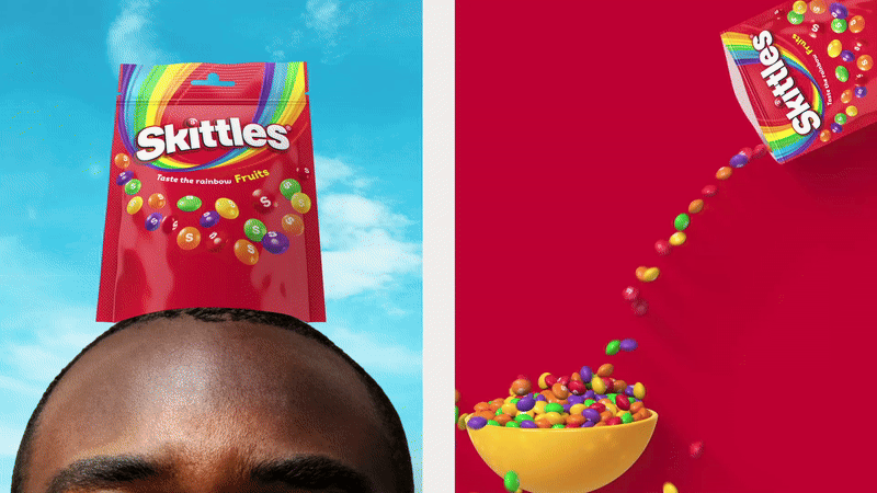 Skittles rebrand