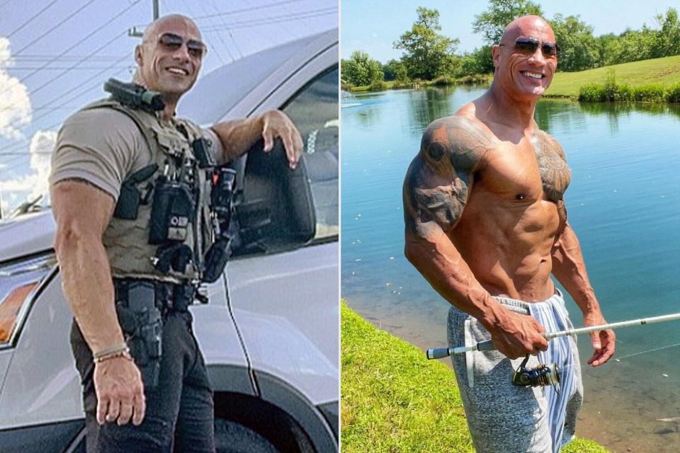 Morgan County Sheriff's Office Instagram; Dwayne Johnson Instagram