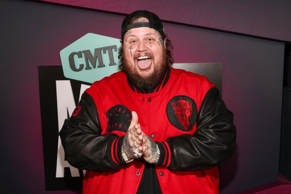 Jelly Roll at the 2023 CMT Music Awards held at Moody Center on April 2, 2023 in Austin, Texas.